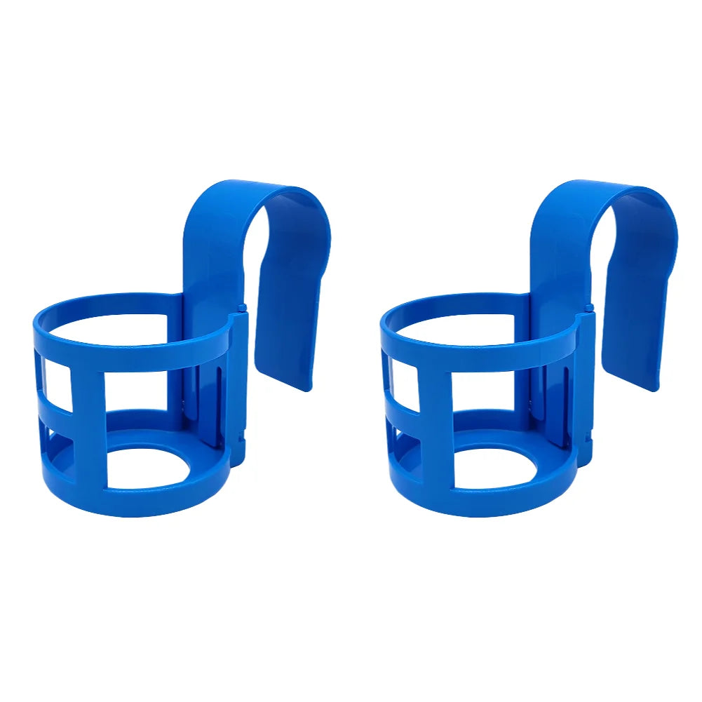 support verres piscine bleu moderne anneau fixation pratique transparent matériaux lisses