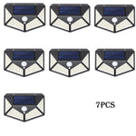 lampe murale solaire motion sensor led moderne extérieure ip65 garage jardin porte