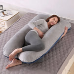 coussin maternité mousse mémoire forme gris uni confort lit sommeil