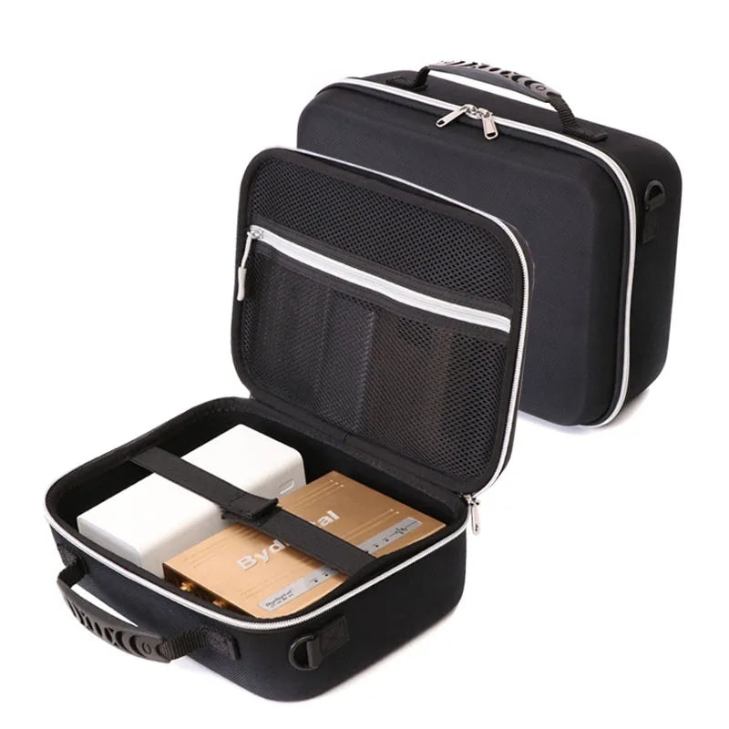 sac main noir tissu rayures diagonales pratique moderne bandoulière poignée compartiments multifonctionnels