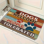 tapis sol moderne chiens dessin animé anti dérapant résistant décoloration 30x50cm 40x60cm 50x80cm