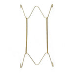 support assiettes doré moderne clips métalliques 10 12 14 16 pouces minimaliste mur