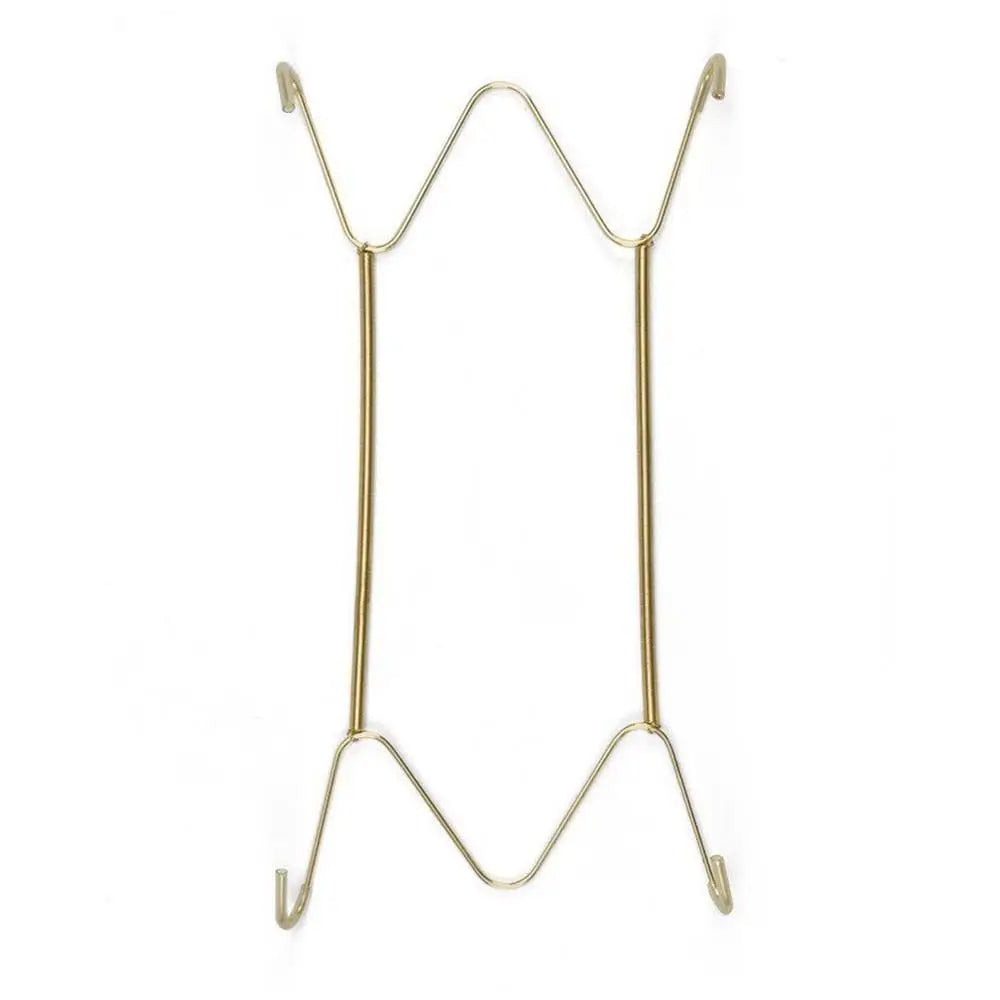 support assiettes doré moderne clips métalliques 10 12 14 16 pouces minimaliste mur