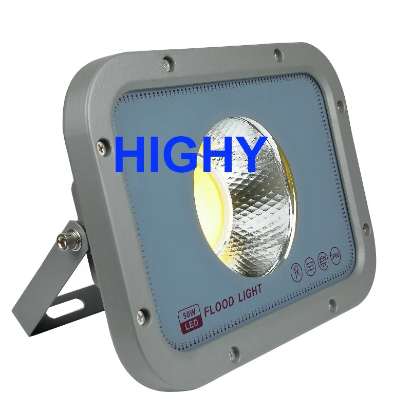 projecteur led moderne gris ip65 100w 150w 50w 24v 110v 220vextérieur jardin aluminium