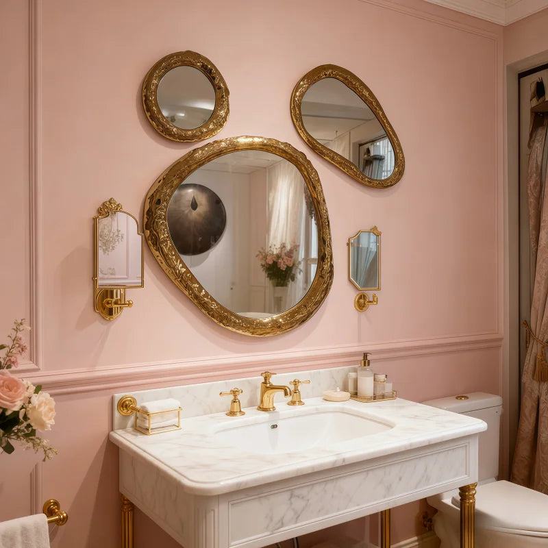 miroirs ornementaux floraux classiques décoration murale chambre bureauhôtel salon