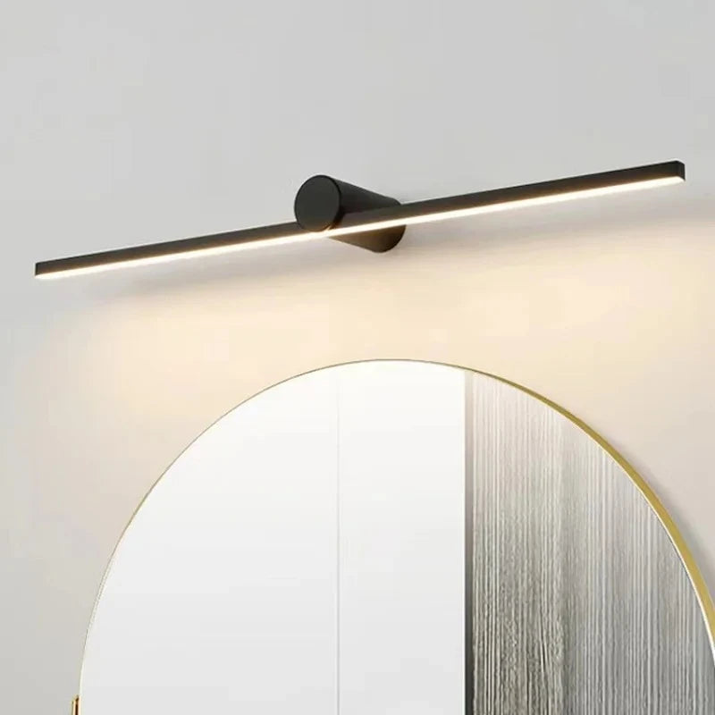lampe murale moderne noire fixée mur led lisse 249 2000 lumens