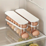 rangement œufs réfrigérateur transparent couvercle blanc moderne minimaliste plateaux plastique qualité alimentaire