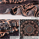 tapisserie murale japonaise anime moderne servantes motifs floraux rose noir blanc polyester grande chambre