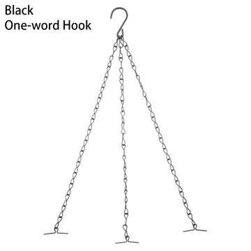 chaînes suspendues métal noir argenté simple maillons minimaliste crochets fournis