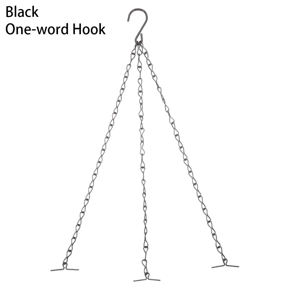 chaînes suspendues métal noir argenté simple maillons minimaliste crochets fournis