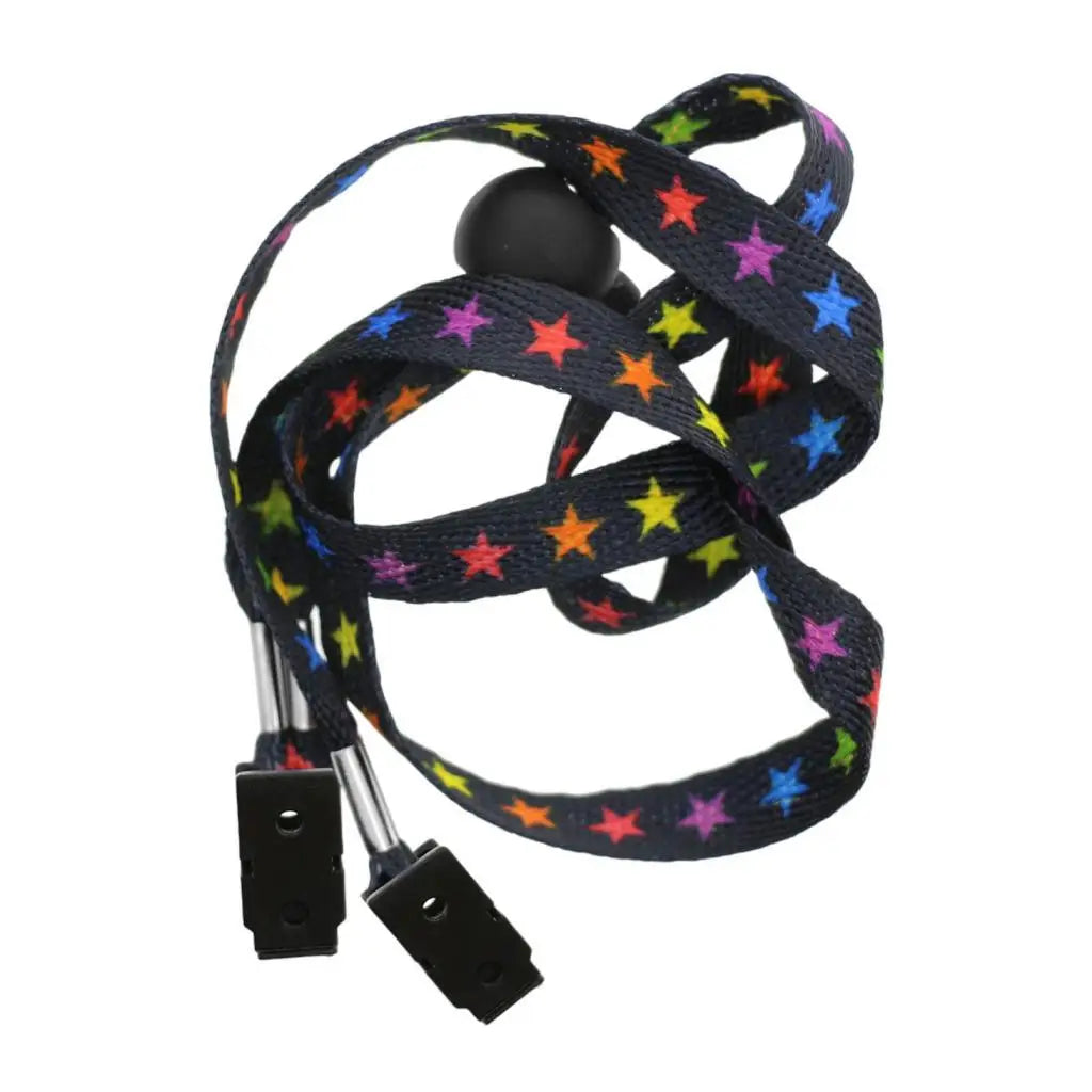clip serviette lanière étoiles colorées moderne clips métalliques napkin holder bavoir enfant adultes