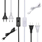 câble électrique interrupteur noir blanc moderne 1m 1.8m 3m 5m vde safe
