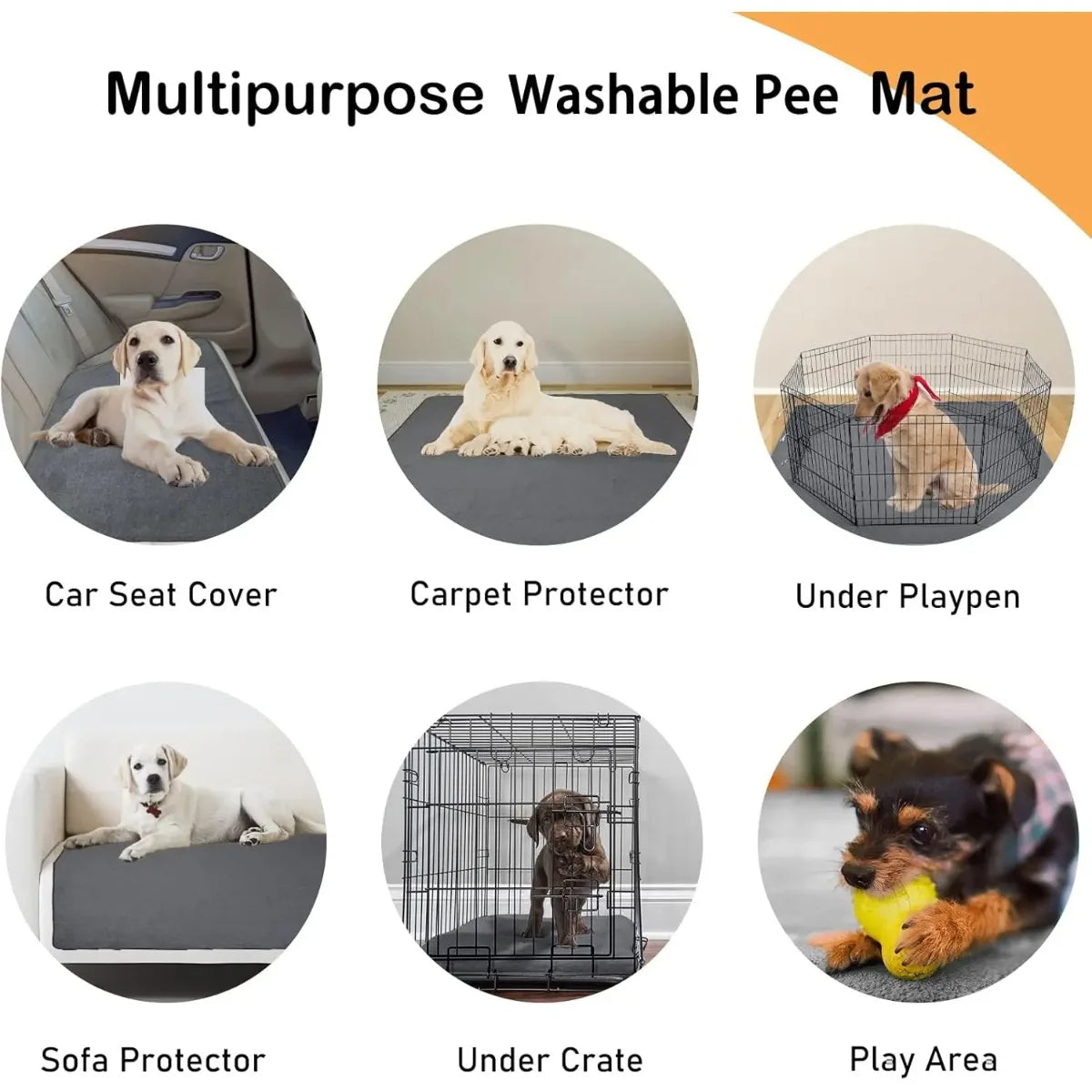 tapis absorbant chiens gris doux confortable lavable mécaniquement 180x180cm 45x60cm 50x70cm 70x100cm 90x120cm