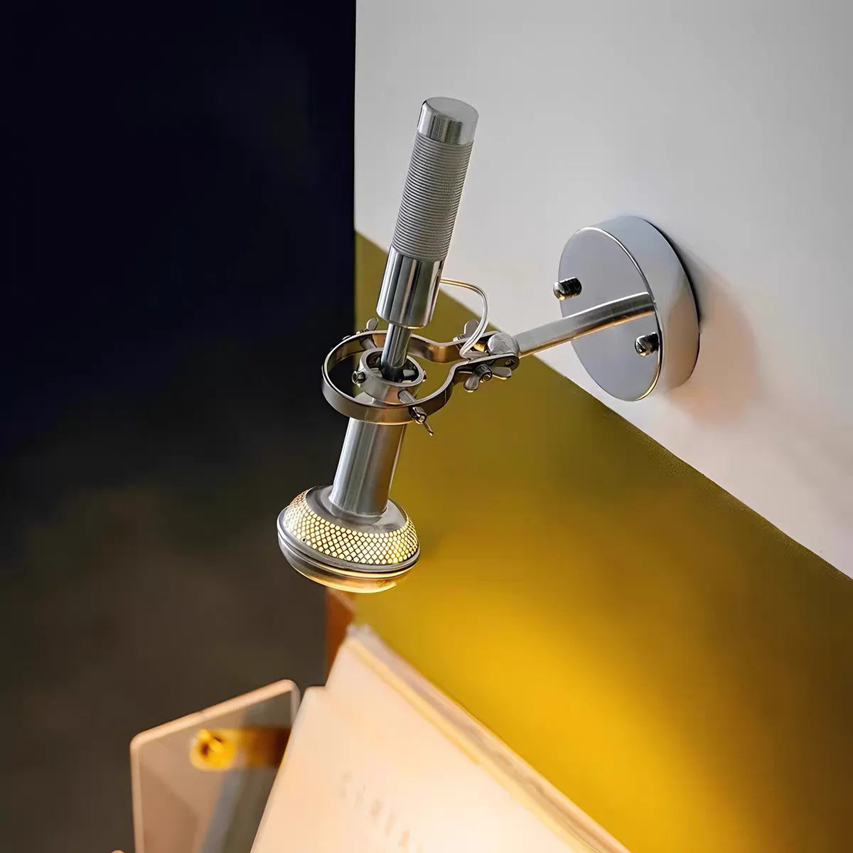 lampe murale moderne articulée argentée éclairage cuisine chambre 60 249 lumens led gu10 adaptable