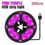 ruban led flexible rose blanc croissance plante usb alimentation 12v 5v 1m 2m 3m