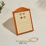 boîte bijoux bois naturel moderne clips beige gris clips bijoux rangement