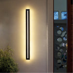 lampe murale led extérieure moderne noir blanc 40cm 60cm 80cm 100cm 120cm