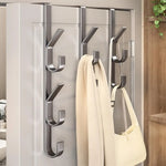 porte sacs mural blanc adhésif griffes moderne minimaliste PVC