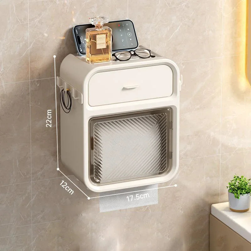 distributeur papier toilette moderne minimaliste adhésif blanc vert grille rétro