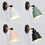 lampe murale moderne bois minimaliste blanc rose noir vert olive