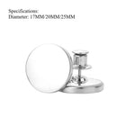 boucles magnétiques rideaux gris métallisé moderne adhésif 17mm 20mm 25mmiaux instructions'utilisation