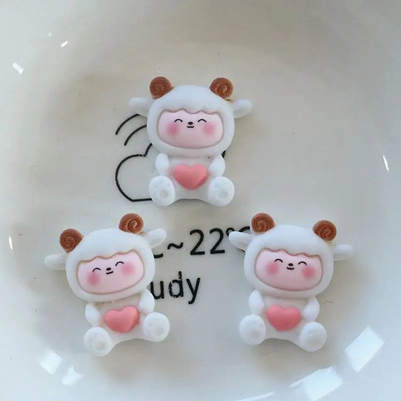 bijoux animaux rose bleu orange rouge marron clair blanc doux mignon coeurs patte oreille