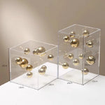 boules décoration modernes brillantes mates or rouge bleu argent clips salon chambre