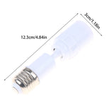 adaptateur douille led e27 blanc moderne base lampe réglable universelle fixe rond lisse