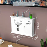 meuble rangement mural blanc moderne lignes verticales porte organisation blanc respectueux environnement