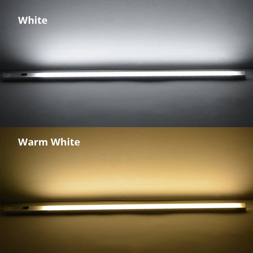 lampe led barre cuisine 30cm 40cm 50cm blanc blanc chaud adhésif sensoriel moderne minimaliste