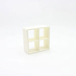 étagère modulaire blanche rangement miniature 12 compartiments boîtes stockage accessoire poupée 1/12 moderne minimaliste