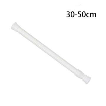 rideau télescopique support aluminium blanc moderne tringle extensible minimaliste 30cm 50cm 40cm 70cm 50cm