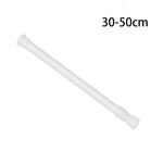 tringle télescopique extensible blanc moderne rideau serviettes carreaux floral minimaliste douche