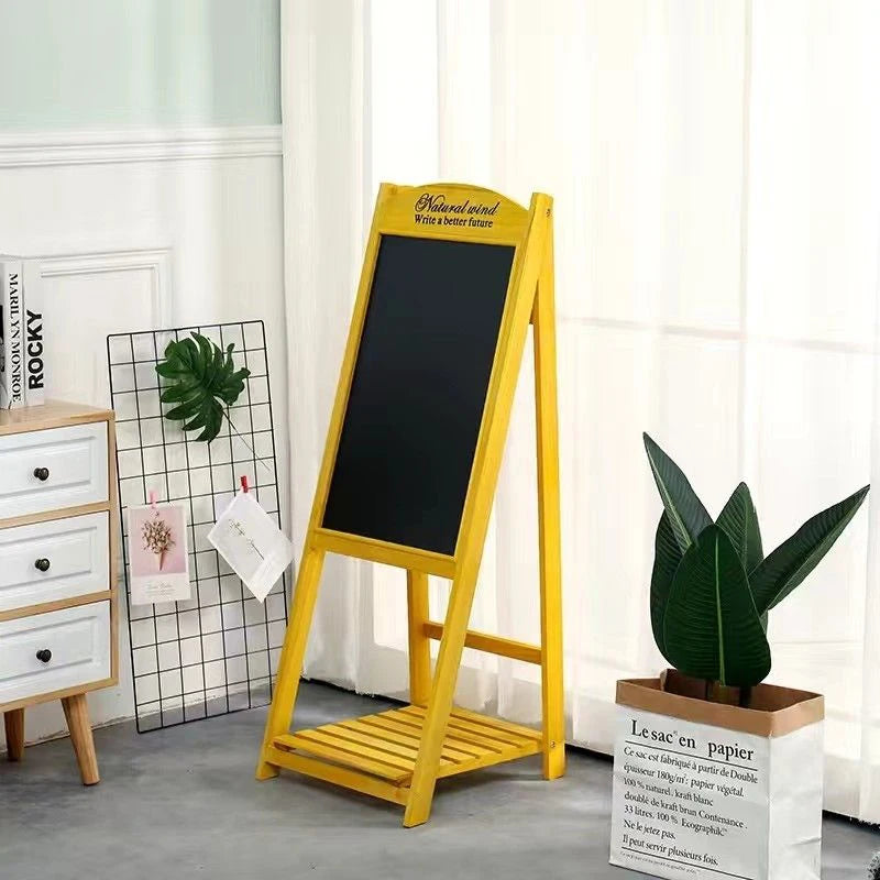 tableau noir moderne étagère bois support vis facile vert brun blanc minimaliste decoration