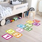 autocollants numéros animaux multicolores adhésifs jeu enfants école décoration maison festive