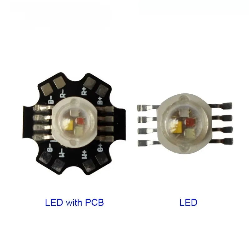 LED super lumineuse RGBW noir blanc doré moderne plaque circuit imprimé