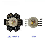LED super lumineuse RGBW noir blanc doré moderne plaque circuit imprimé