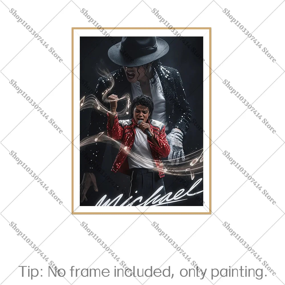 affiche murale MJ pop art photo noir blanc decoration maison 30x40cm erotique minimaliste