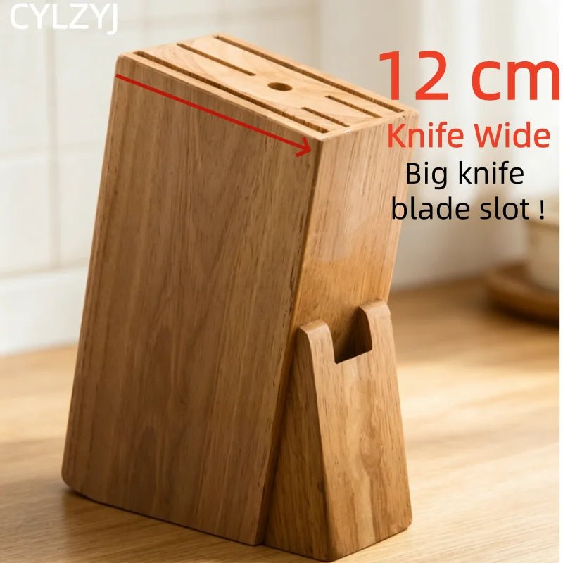 Bloc couteaux bois clair anti dérapants perforations modernes respectueux environnement