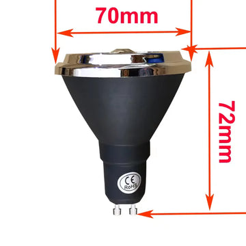 ampoule led gu10 encastrable dimmable projecteur intérieur moderne blanc noir salon cuisine