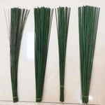 fil papier vert foncé lisse opacité simple décoration maison diy branche fleur artificielleintérieur noël