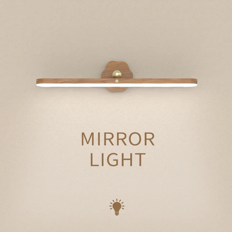 veilleuse led rectangle bois naturel finition mate aimantée interrupteur tactile lumière douce chambre moderne