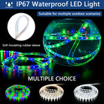 ruban led solaire multicolore modes points lumineux moderne clips