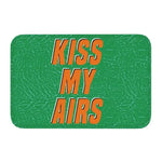 tapis d'entrée moderne kiss my airs marron noir bleu rose antidérapant pvc résistant corrosion