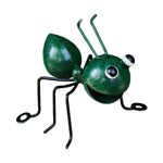 décoration extérieure fourmis métal couleur orange rouge bleu vert cartoon