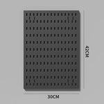 kit rangement mural perforé noir blanc moderne bacs crochets suspendus pince