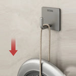 porte serviettes adhésifs acier inoxydable gris blanc noir moderne crochets suspension cuisine salle bain