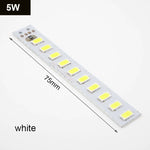 bande led blanc jaune matrice diodes modernes 31mm 75mm 150mm cible diy usb
