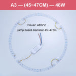 plaque led circulaire blanche ventilateur magnets ruban adhésif moderne
