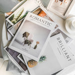 accessoires photo decoration intérieure magazines affiches fruits vases table noël